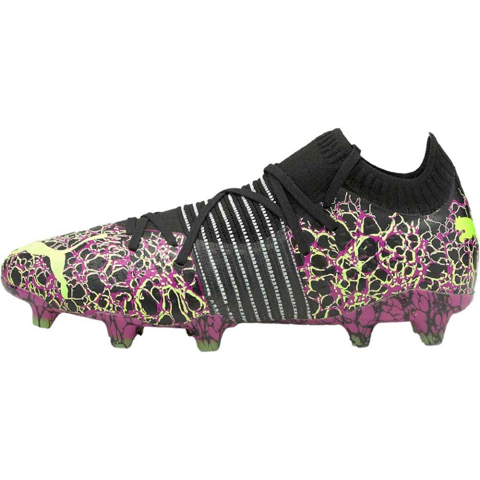 PUMA Future Origins 1.2 FG Cleats-Ultra Magenta/Black/Green Glare
