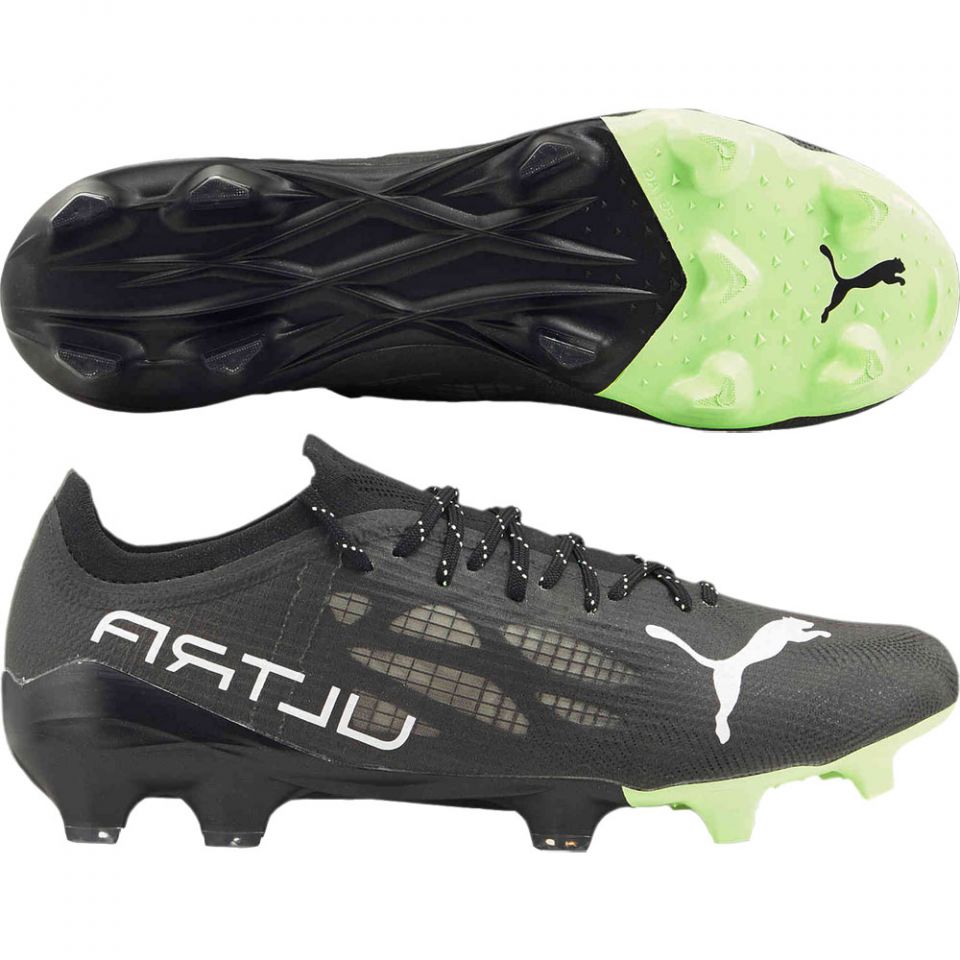Puma Ultra 1.4 プーマ　ウルトラ　FG 25.5 PUMA Ultra 1.4 FG Cleats - PUMA Black/PUMA White/Fizzy Light