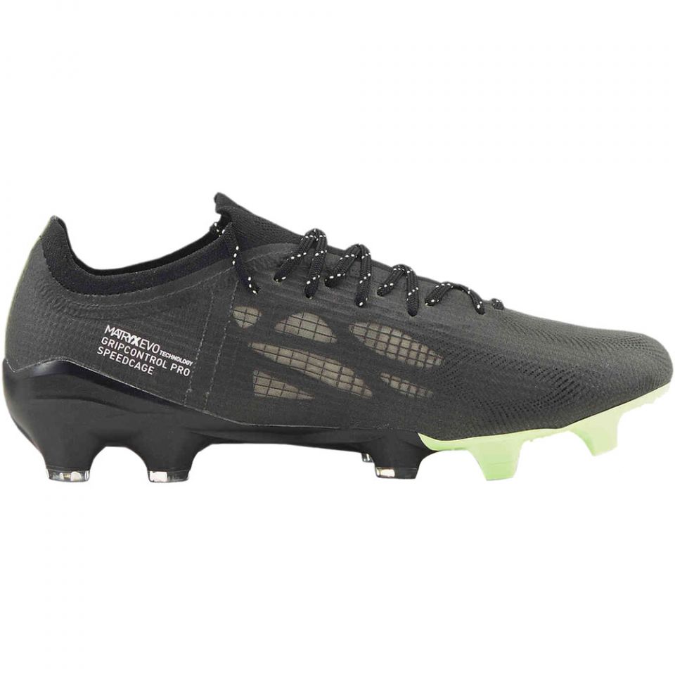 PUMA Ultra 1.4 FG Cleats - PUMA Black/PUMA White/Fizzy Light