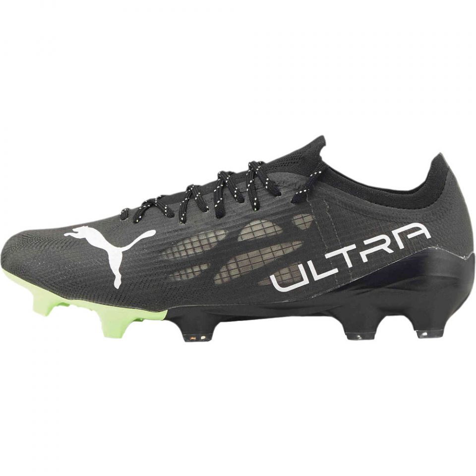 PUMA Ultra 1.4 FG Cleats - PUMA Black/PUMA White/Fizzy Light