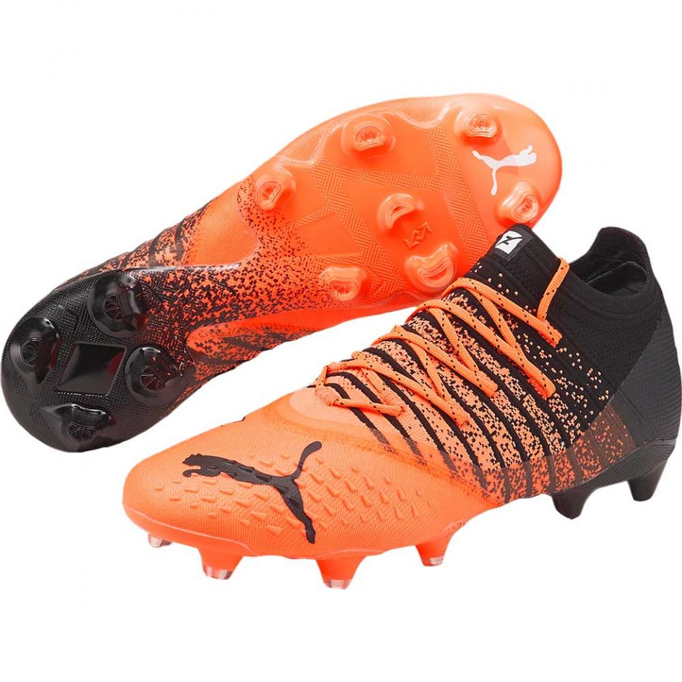 PUMA Future 1.3 FG Cleats-Neon Citrus/PUMA Black