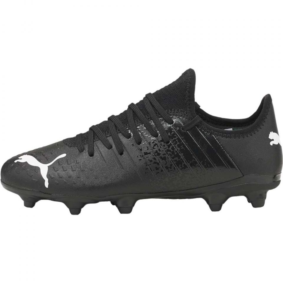 PUMA Future Z 4.3 FG Junior Cleats - PUMA Black/PUMA White/Fizzy Light