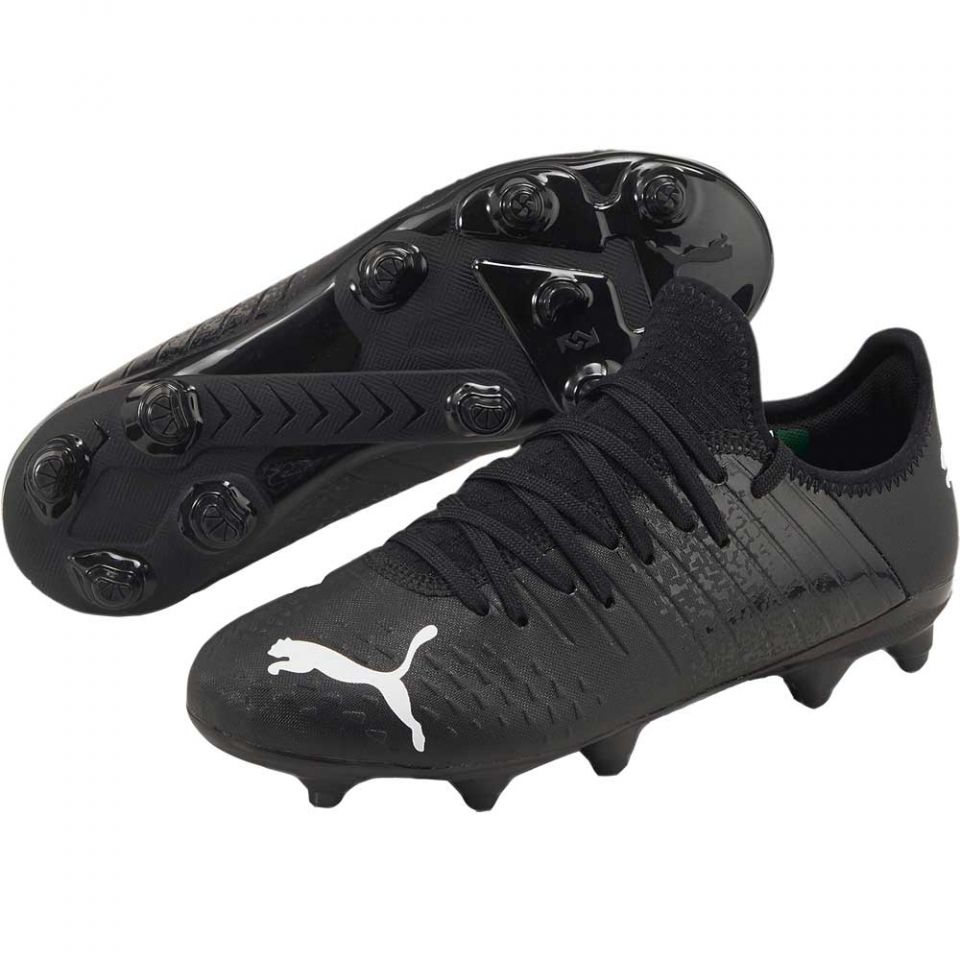 PUMA Future Z 4.3 FG Junior Cleats - PUMA Black/PUMA White/Fizzy Light