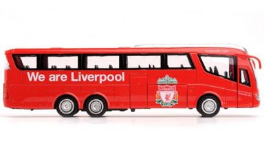 1:50 Scale Team Travel Bus Liverpool FC