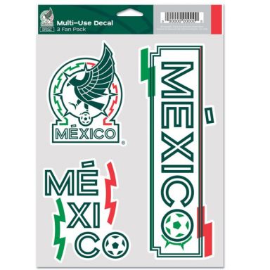 Wincraft Mexico Multi-Use Fan Decals 3/Pack