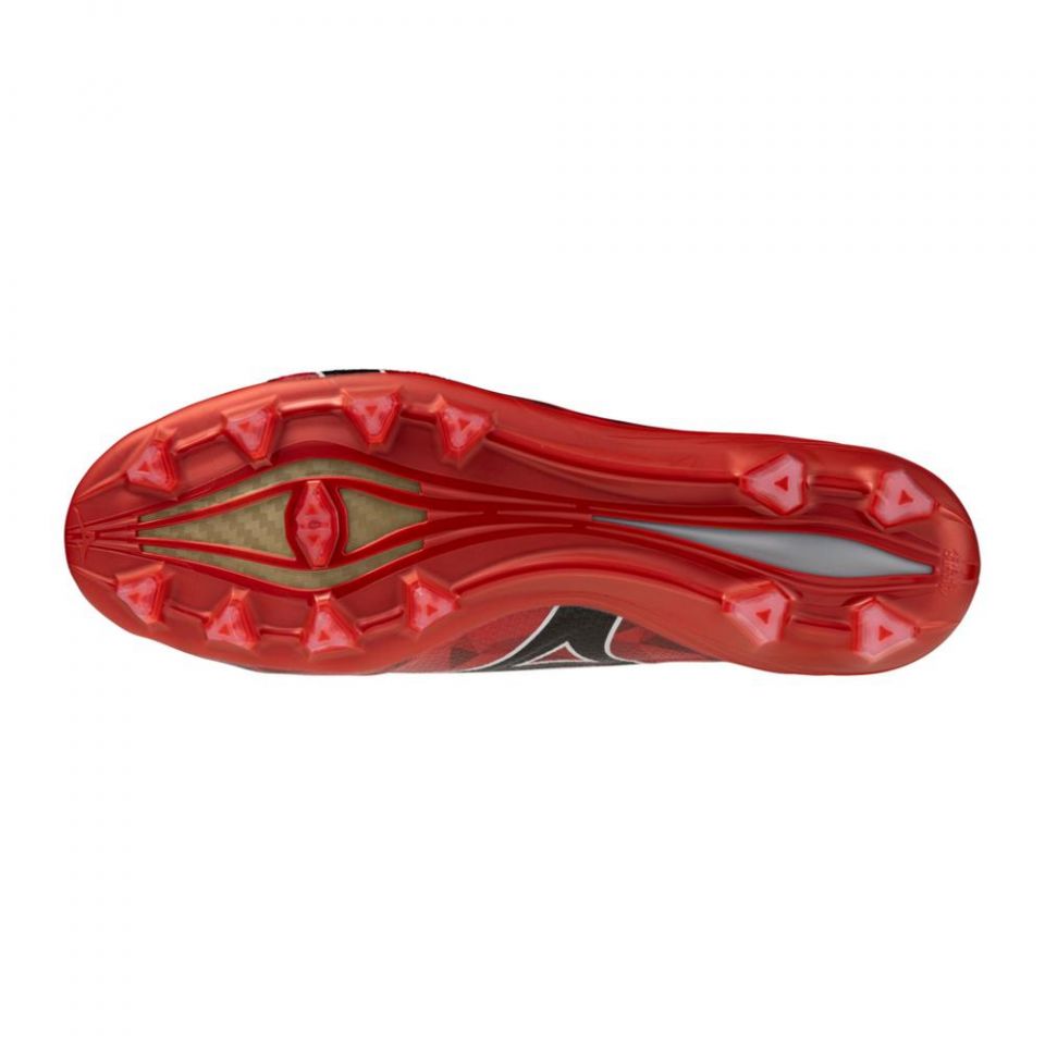Mizuno Alpha II Japan FG Soccer Cleats | Ruby Red Pack
