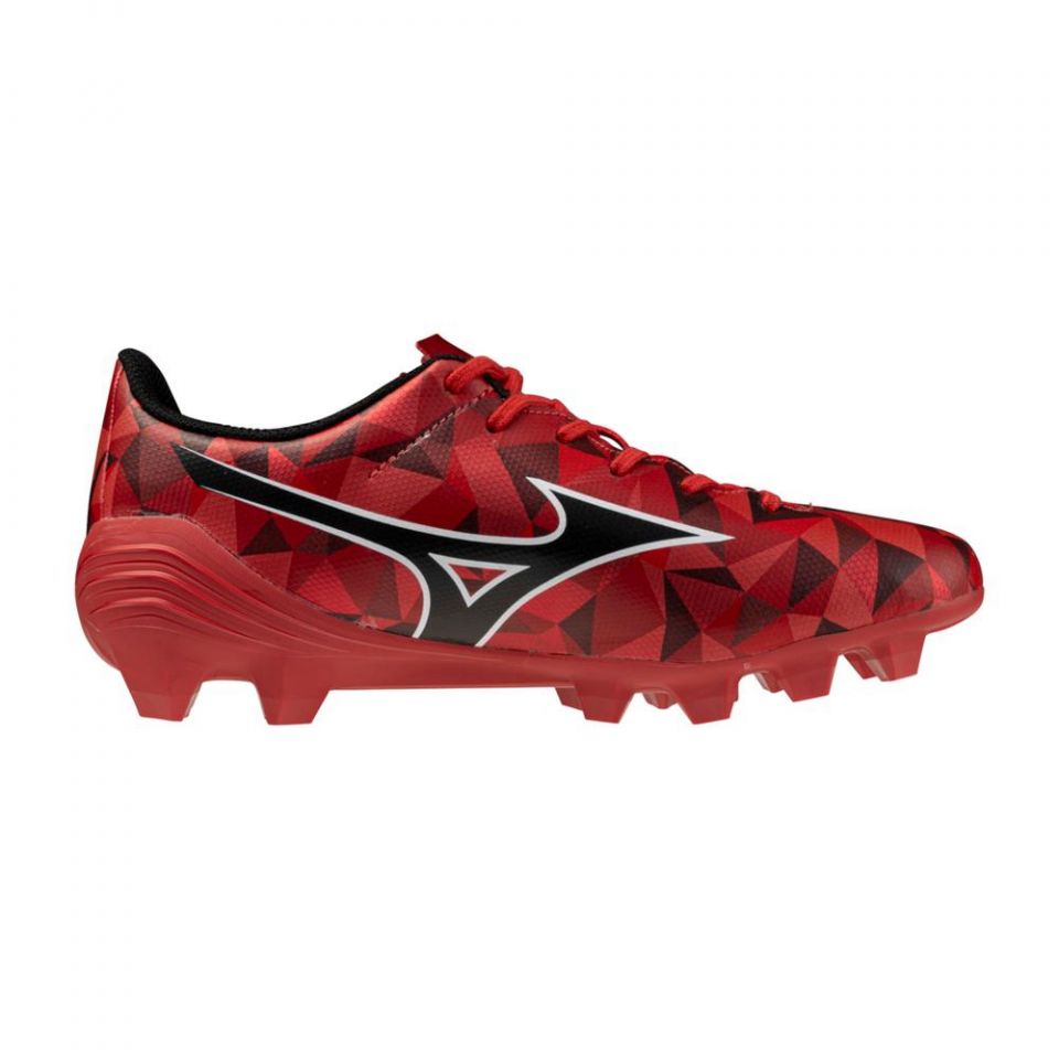 Mizuno Alpha II Select FG Junior Soccer Cleats | Ruby Red Pack