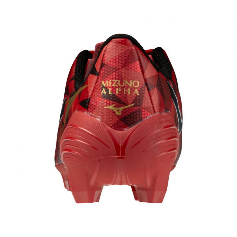 Mizuno Alpha II Select FG Junior Soccer Cleats | Ruby Red Pack