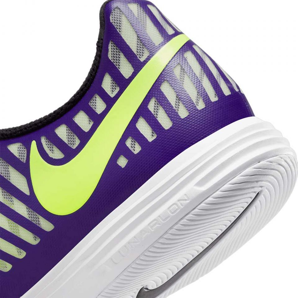 Nike Lunar Gato II Indoor Cleats-Purple/Volt/Black/White Nike Lunar Gato II Indoor Cleats-Purple/Volt/Black/White
