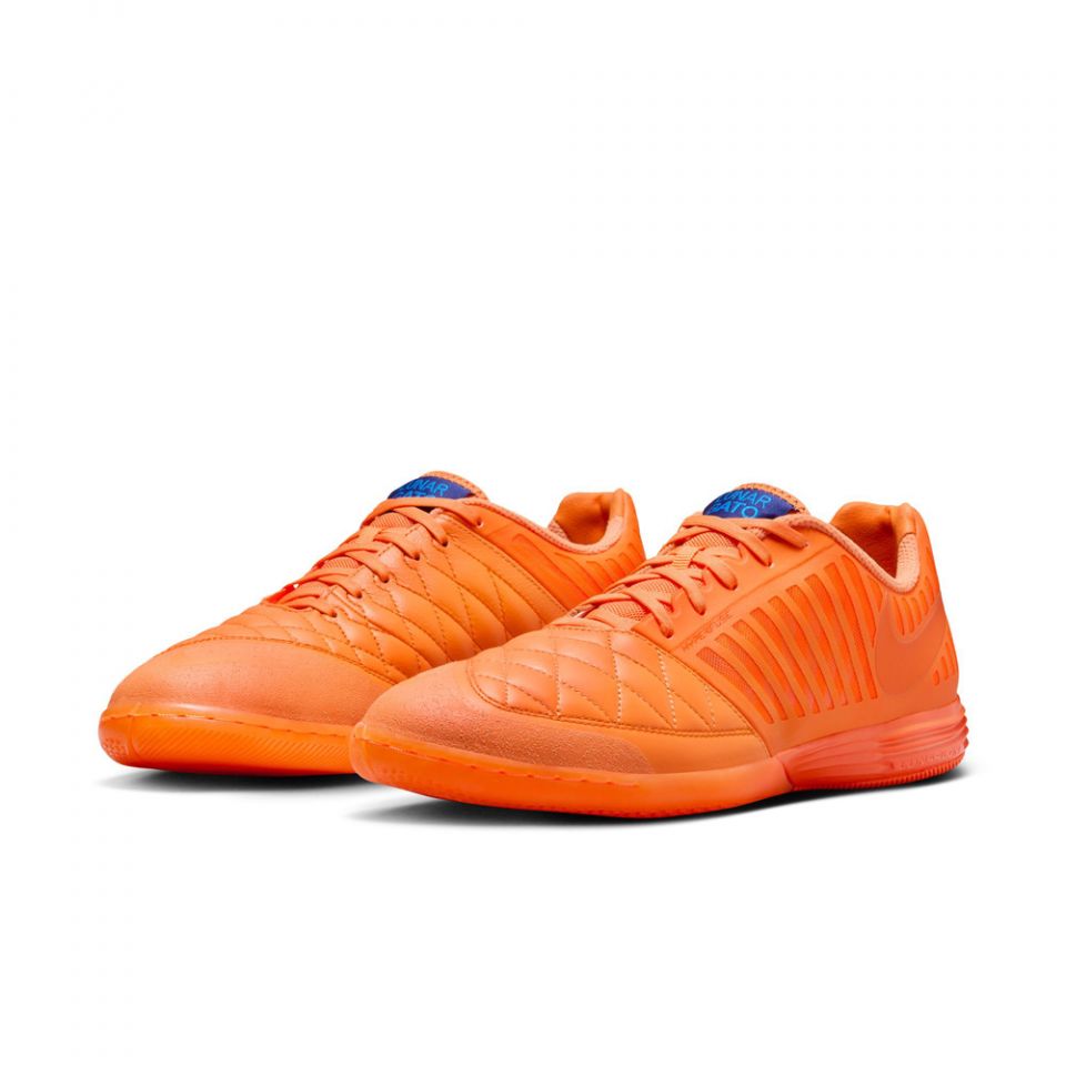 おぶらんNike Lunar Gato フットサルシューズ 青/オレンジ Nike Lunar Gato II IC Soccer Shoes