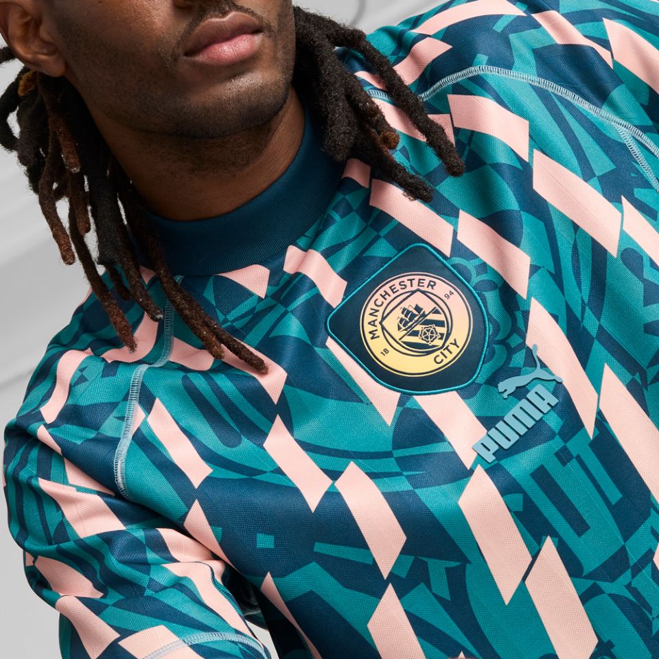 PUMA Manchester City FC Men's FtblStatement Retro Jersey