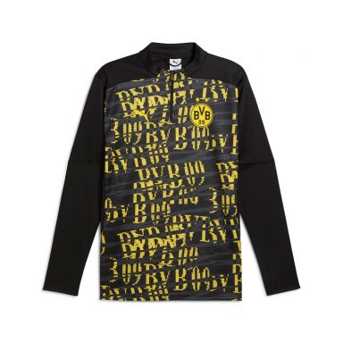 PUMA Borussia Dortmund Men's Prematch 1/4 Zip Top