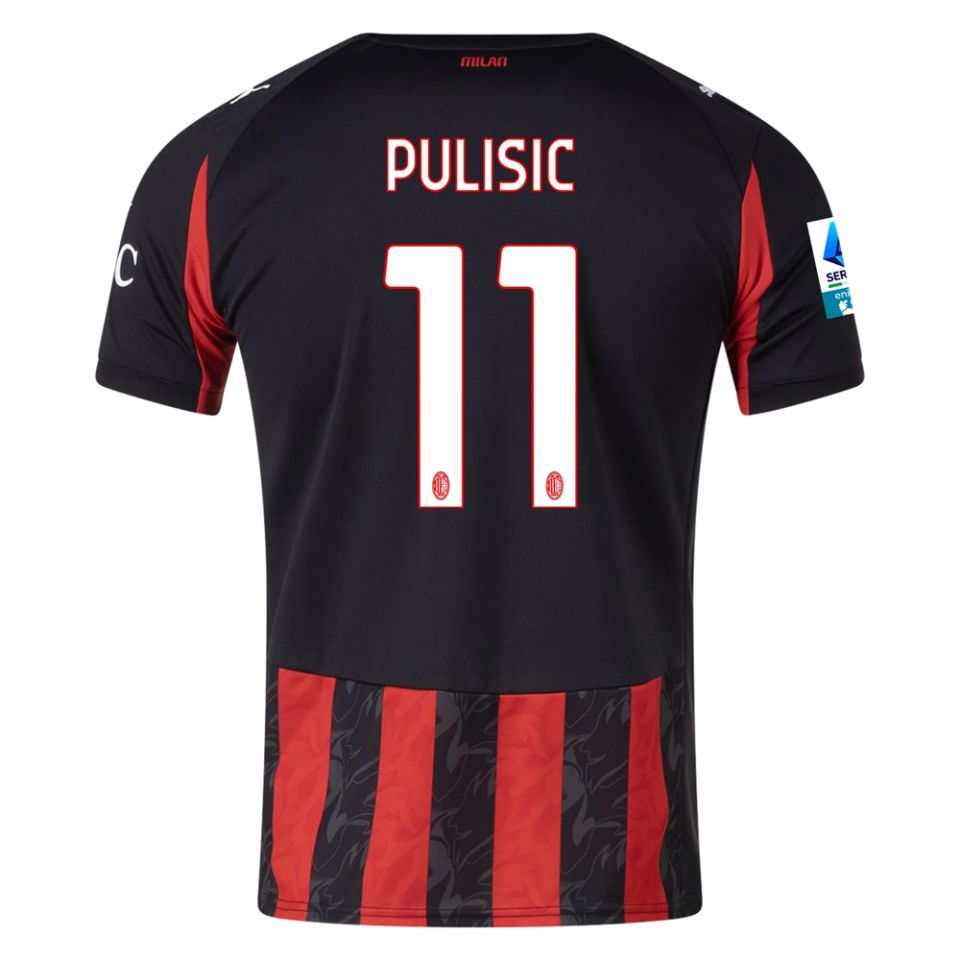 PUMA AC Milan 2025/26 Men's Home Jersey PULISIC 11