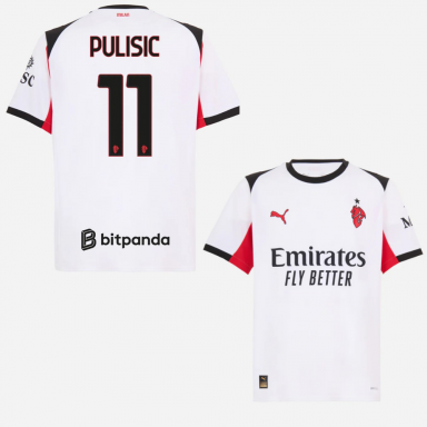 PUMA AC Milan 2025/26 Men's Away Jersey PULISIC 11