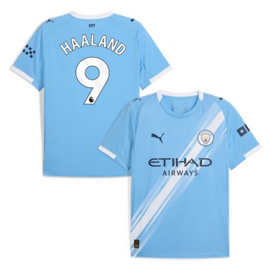 PUMA Manchester City FC 2025/26 Men's Home Jersey HAALAND 9