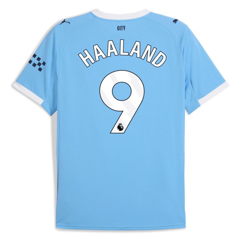 PUMA Manchester City FC 2025/26 Men's Home Jersey HAALAND 9
