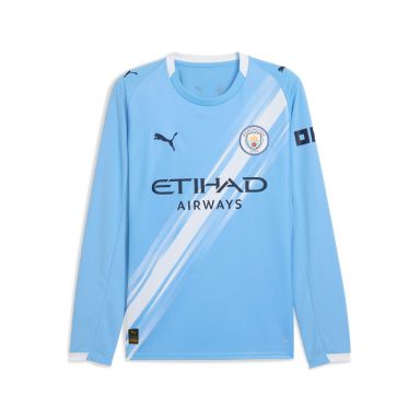 PUMA Manchester City FC 2025/26 Men's Long Sleeve Home Jersey