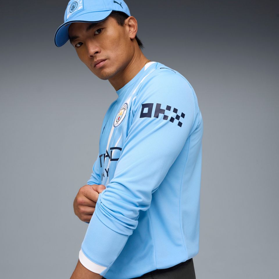 PUMA Manchester City FC 2025/26 Men's Long Sleeve Home Jersey
