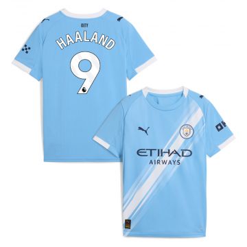 PUMA Manchester City FC 2025/26 Youth Home Jersey HAALAND 9