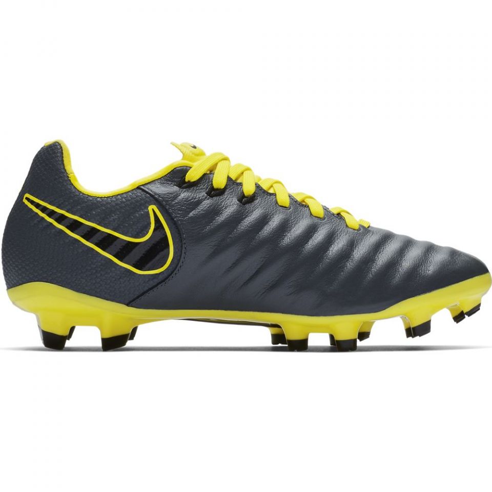 Nike Jr. Tiempo Legend 7 Elite FG-Dark Grey/Black/Opti Yellow