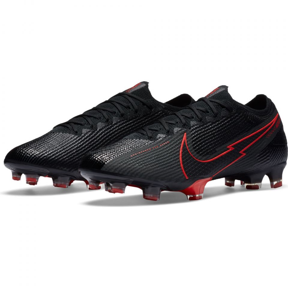 【未使用品】NIKE　MERCURIAL VAPOR 13 ELITE FG Nike Mercurial Vapor 13 Elite FG Metallic Grey Crimson Men's