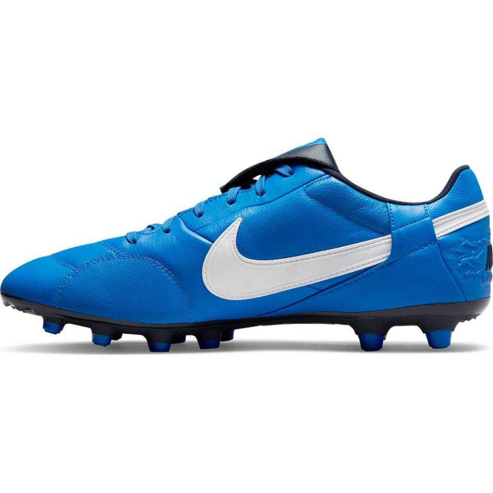 The Nike Premier 3 III Fg AT5889-414 Soccer Cleats Men\'s Size 7.5  Blue/White Nike Premier 3 III FG AT5889-414 Soccer | Mercari main image 4