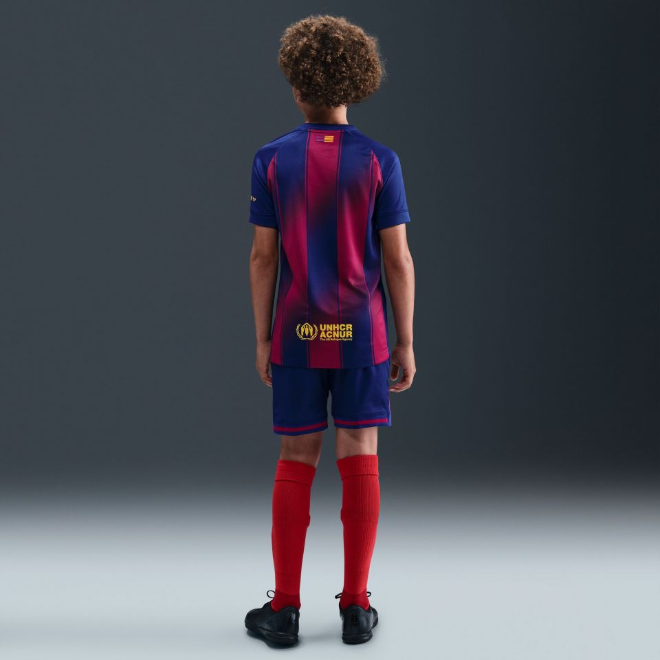 Nike FC Barcelona 2025/26 Youth Stadium Home Jersey