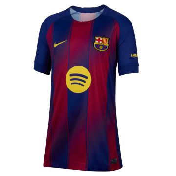 Nike FC Barcelona 2025/26 Youth Stadium Home Jersey