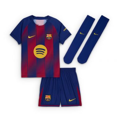 Nike FC Barcelona 2025/26 Little Kids' Stadium Home Kit