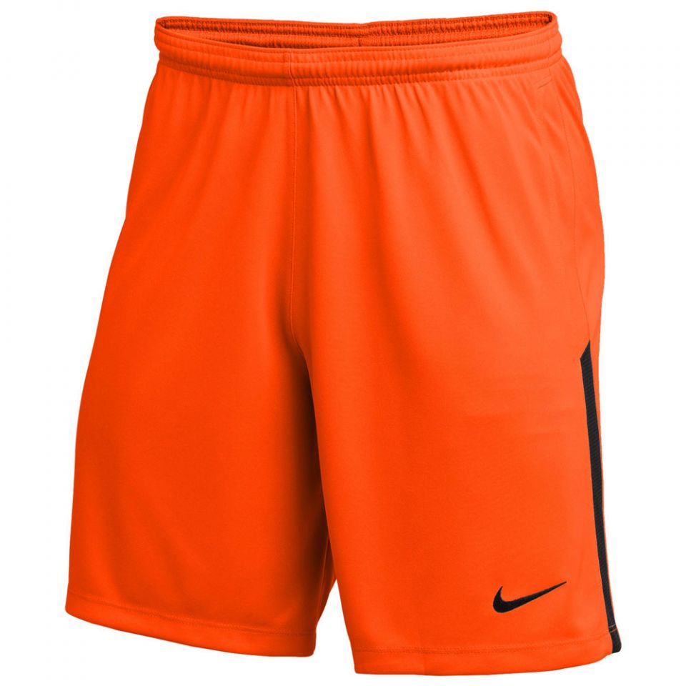 orange nike soccer shorts