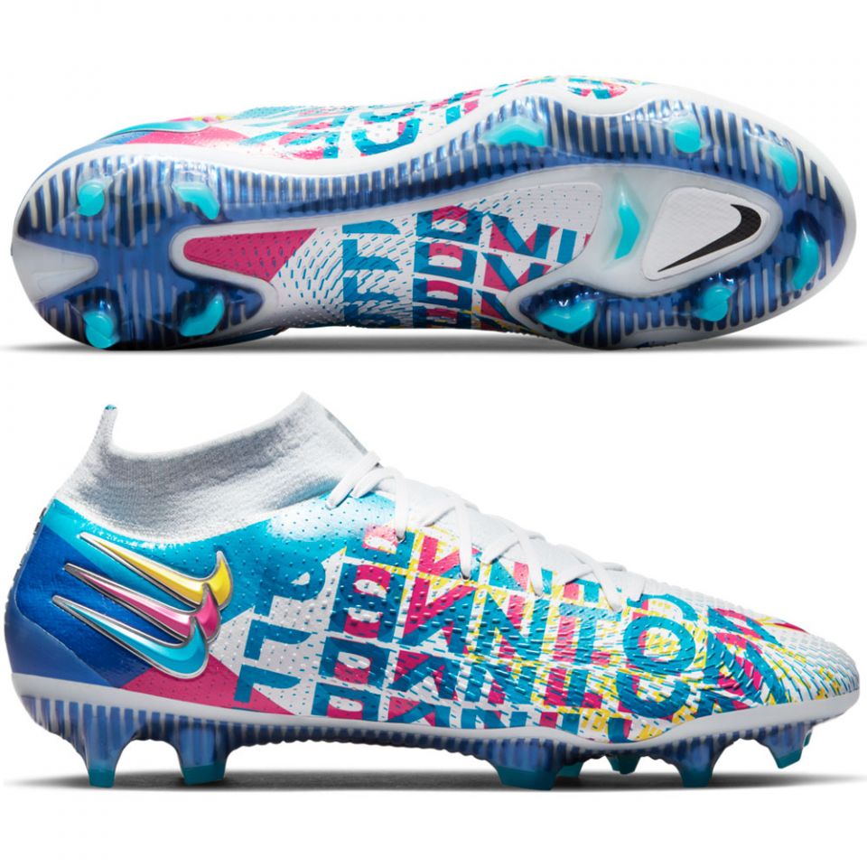 シューズ PHANTOM GT ELITE FG Nike Phantom GT II DF Elite FG - White/Black/Bright Crimson