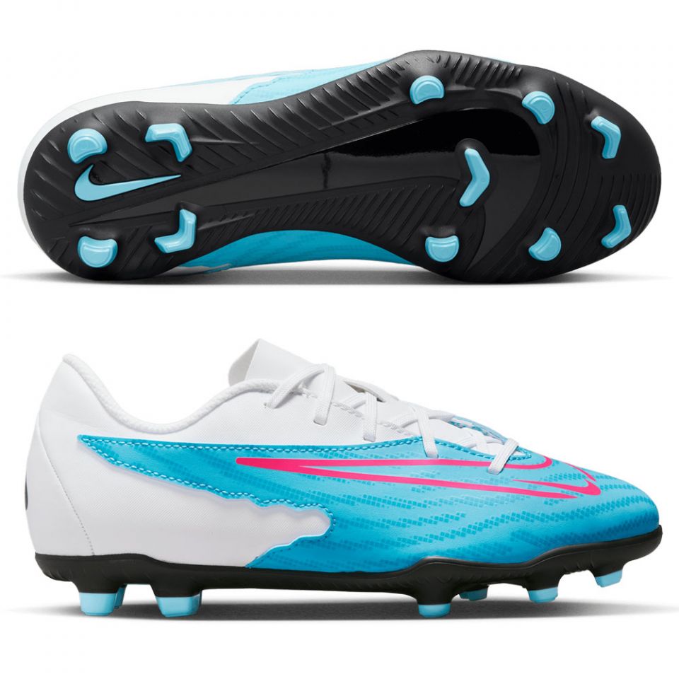 Nike Junior Phantom GX Club FG/MG - Baltic Blue/Pink Blast/White