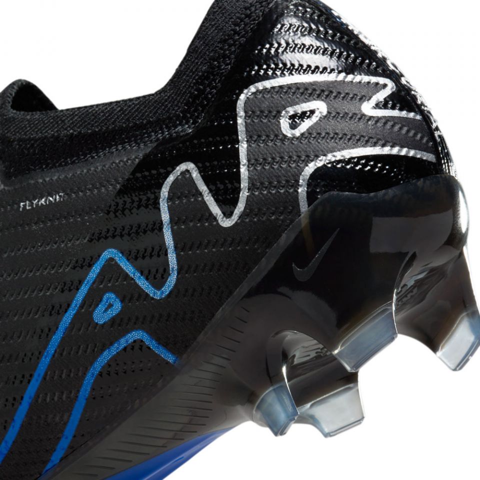 Nike Zoom Mercurial Vapor 15 Elite FG Soccer Cleats | Black Pack display picture 1