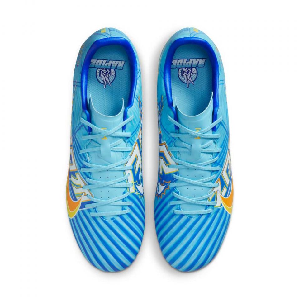 Nike Mercurial サッカーシューズ ベージュ/青 Nike Zoom Mercurial Vapor 15 Academy KM FG Soccer Cleats