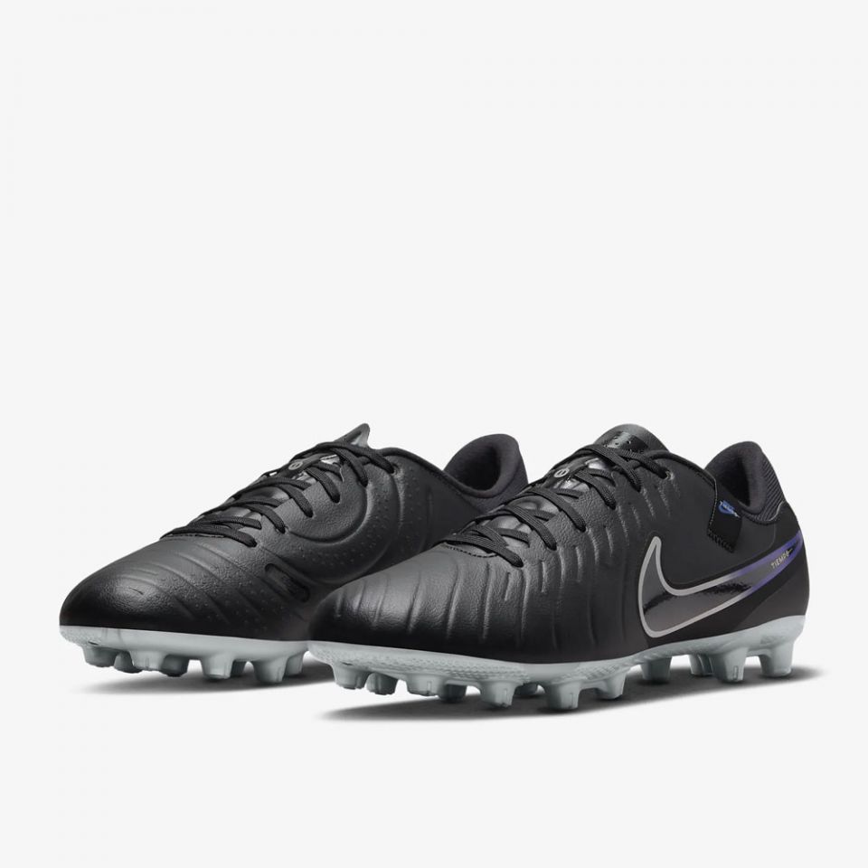 Nike Tiempo Legend 10 Academy FG Soccer Cleats | Black Pack display picture 1