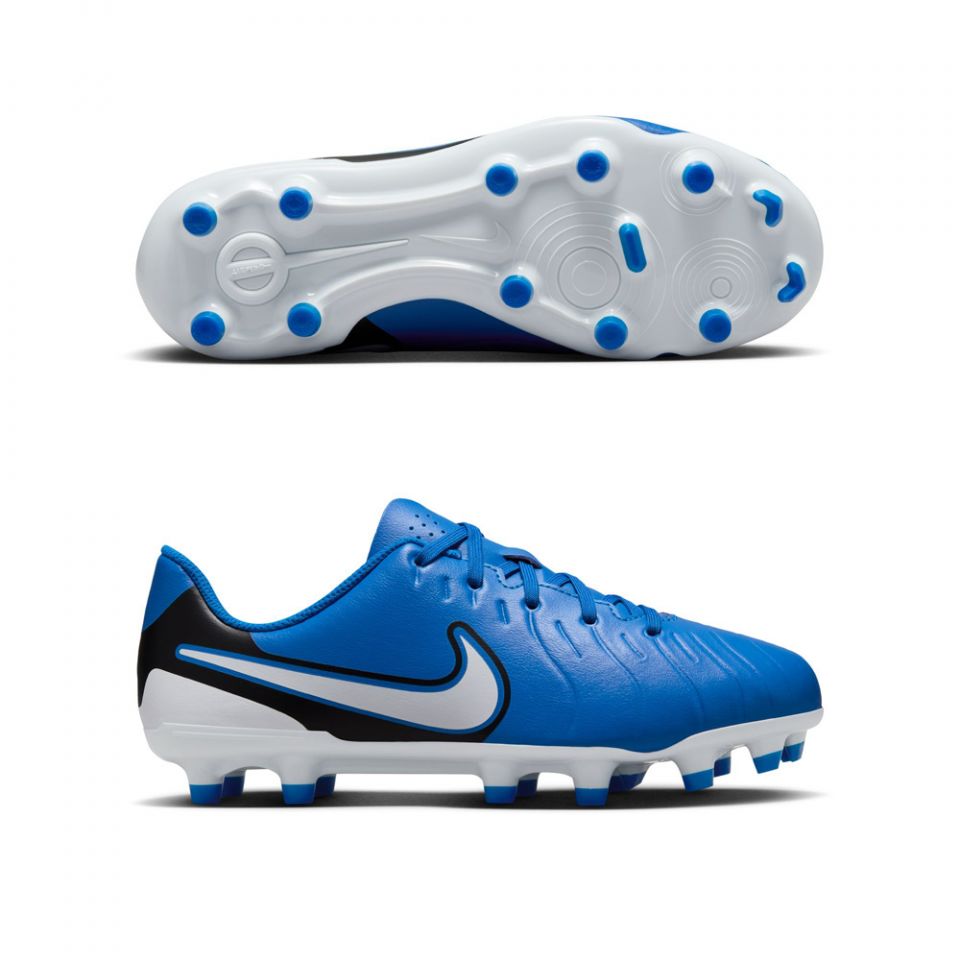 Nike Tiempo 10 サッカーシューズ ブルー/ホワイト Nike Junior Tiempo Legend 10 Club FG Soccer Cleats | Mad
