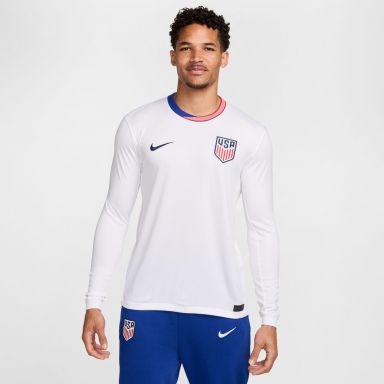 Nike USMNT 2024 Men's Stadium Long Sleeve Home Jersey