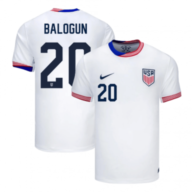 Nike USMNT 2024 Men's Stadium Home Jersey BALOGUN 20
