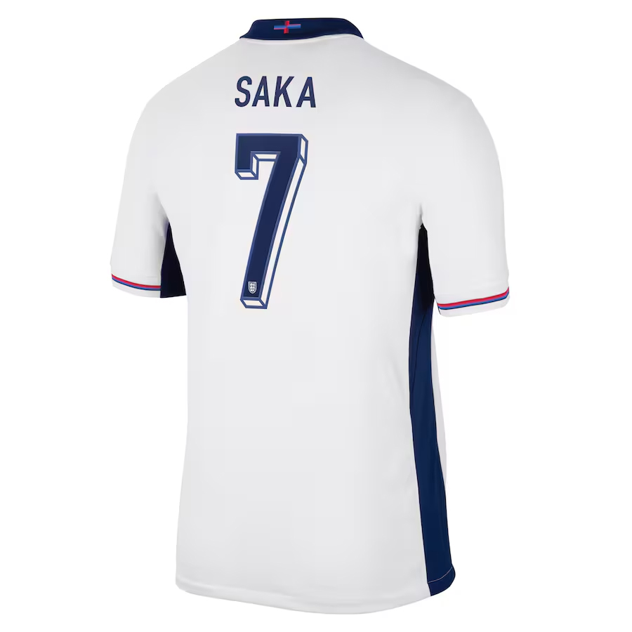 イングランド代表レプリカユニフォーム 7番 SAKA Nike England 2024 Men's Stadium Home Jersey SAKA 7