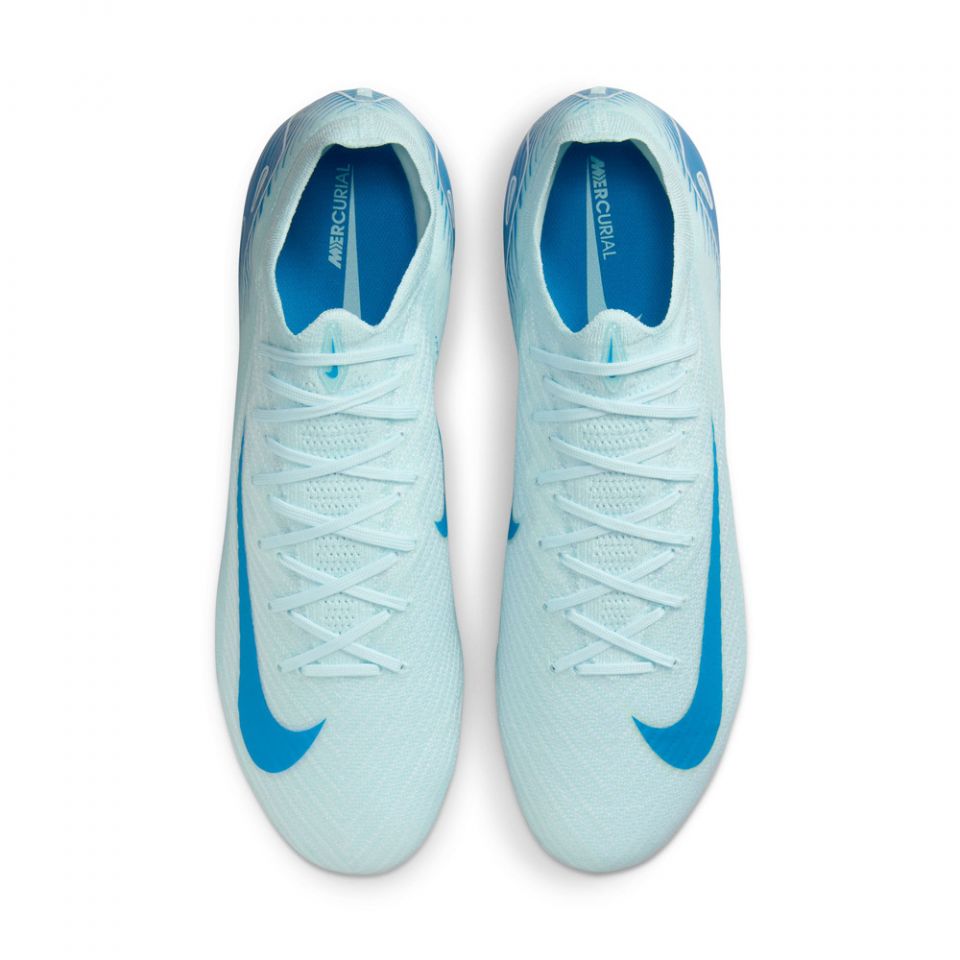 Nike Zoom Vapor 16 Elite FG \'Glacier Blue\' FQ1457-400 Men\'s Size 9 Cleats Nike Air Zoom Mercurial Vapor XVI Elite Firm Ground  main image 4