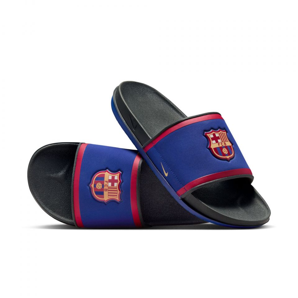 NIKE FC BARCELONA OFFCOURT SLIDES MEN\'S SIZE 13 FZ3185-400 NEW OffCourt Slide  main image 4