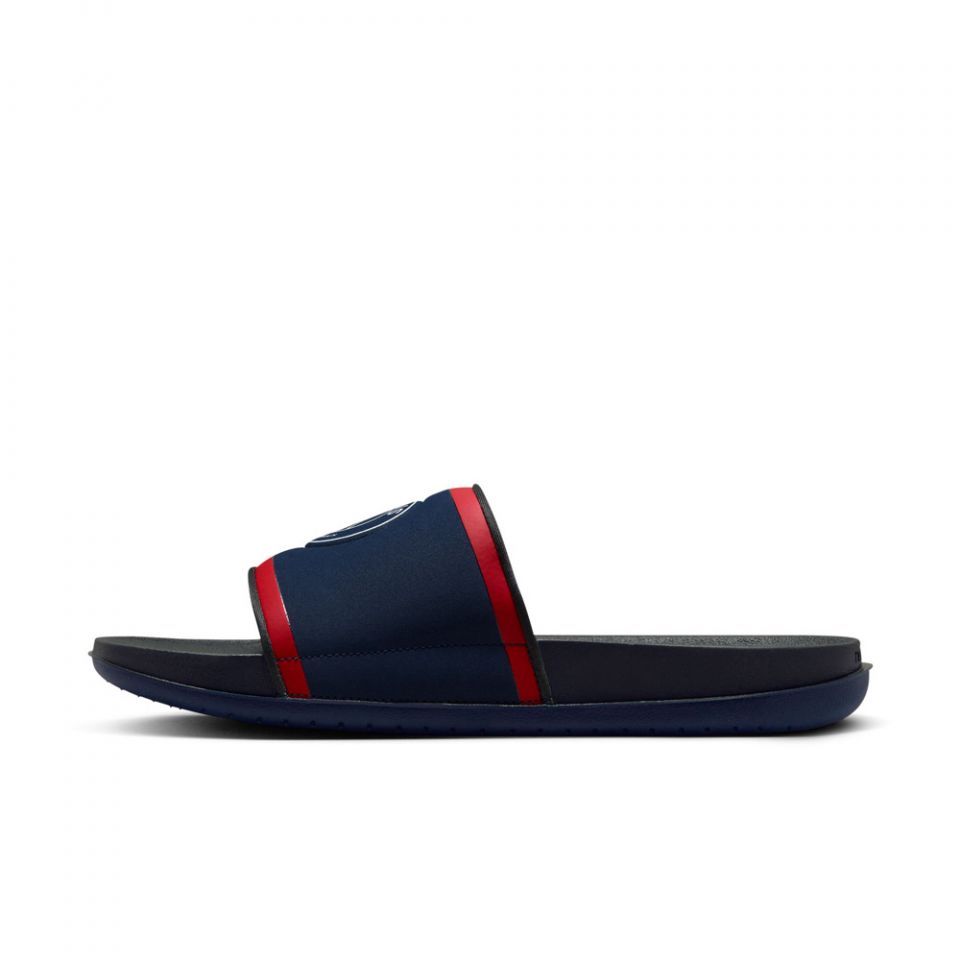 Brand new Nike PSG Men\'s Slide Sandals - Black and Red Nike Paris Saint-Germain Offcourt Slides main image 2