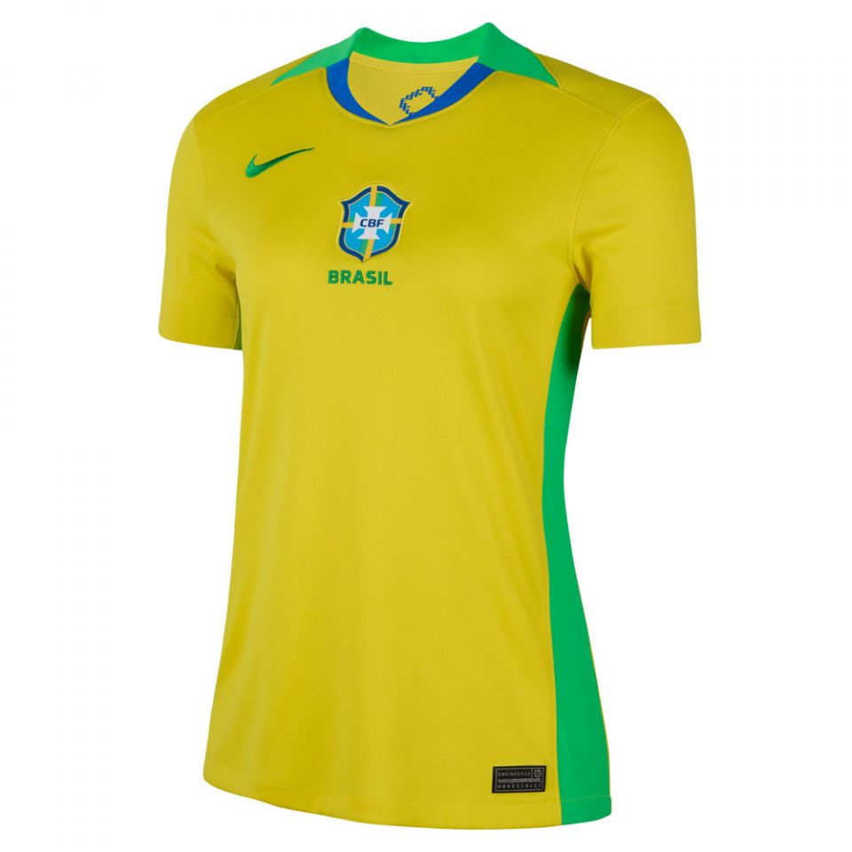 Nike Brazil 2025 Women's Stadium Home Jersey (Women's Team)