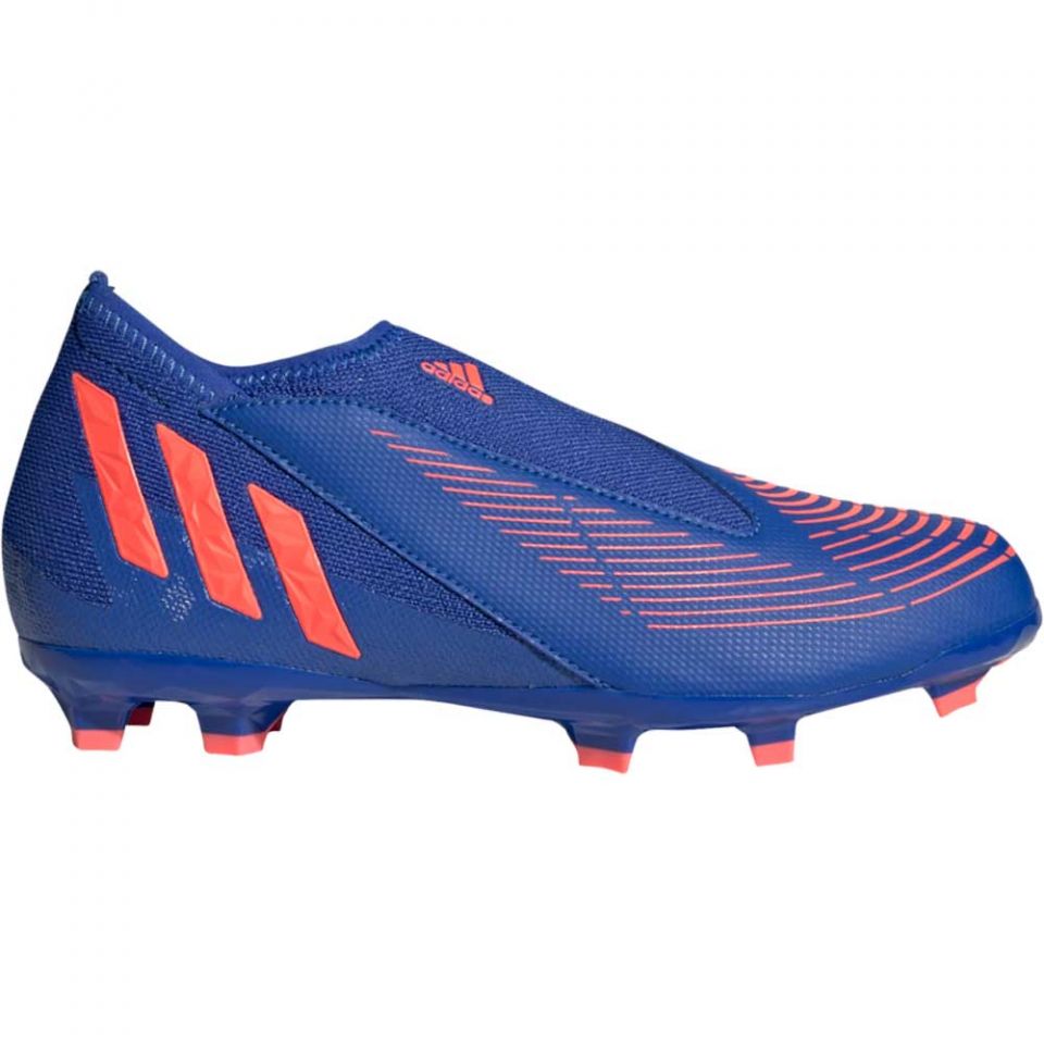 adidas Predator Edge.3 Junior LL FG Cleats-Blue/Pink/White