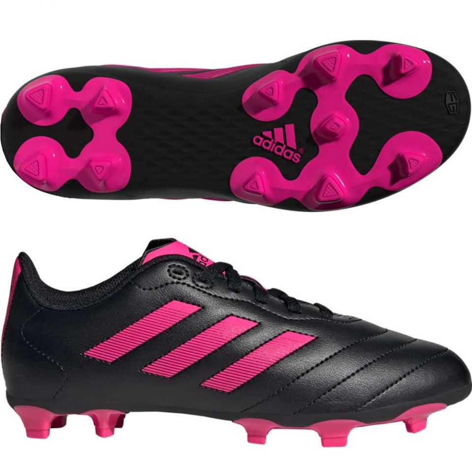 adidas Junior Goletto VIII FG-Black/Pink/Black