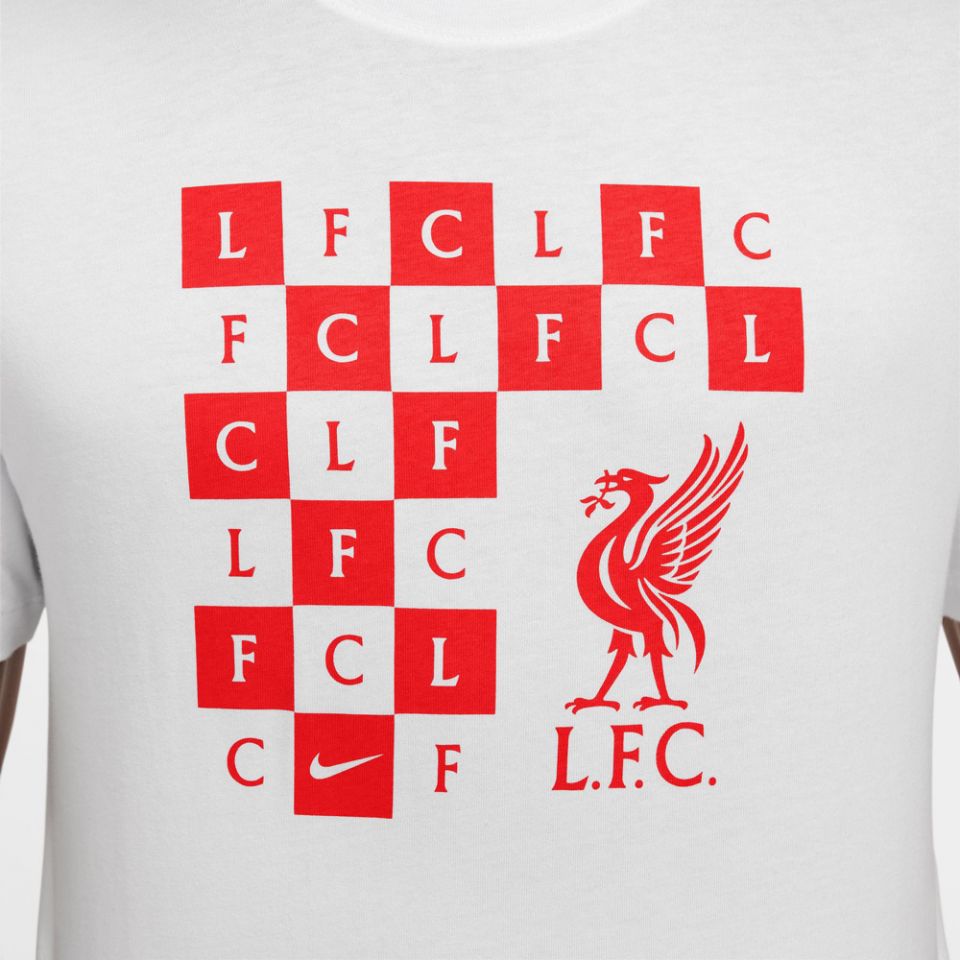 リヴァプールFC Liverpool  シャツ S Nike Liverpool FC Men's Checkered Tee
