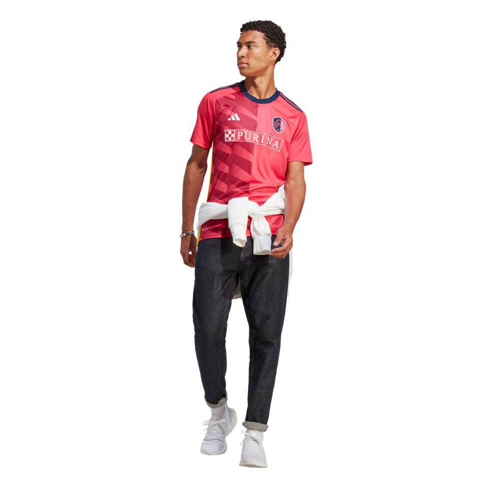 adidas gazelle silver green womens 2024 St. Louis CITY SC x Adidas One Planet Pre-Match Men’s Jersey main image 0