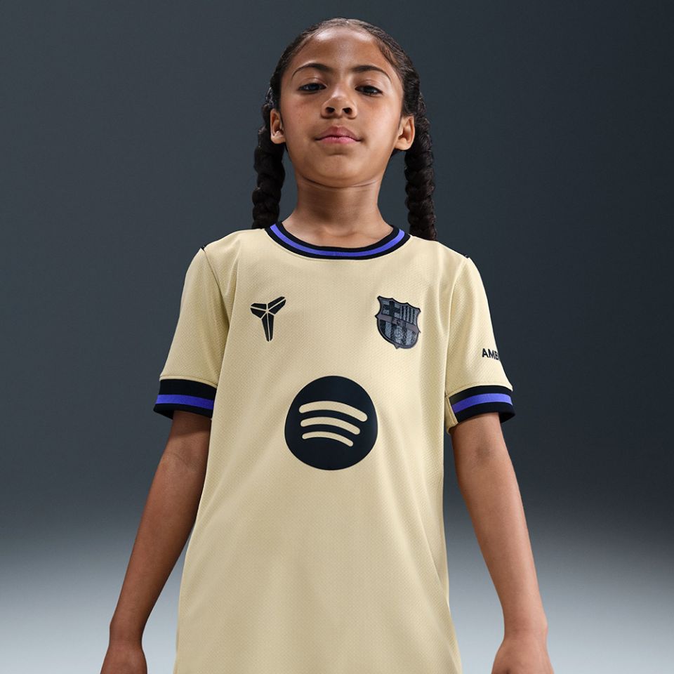 Nike FC Barcelona 2025/26 Youth Stadium Away Jersey