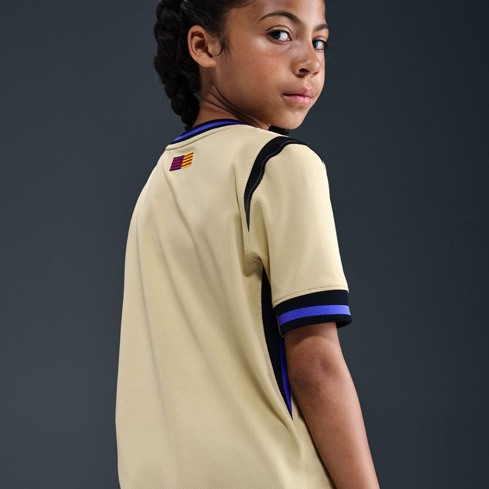 Nike FC Barcelona 2025/26 Youth Stadium Away Jersey