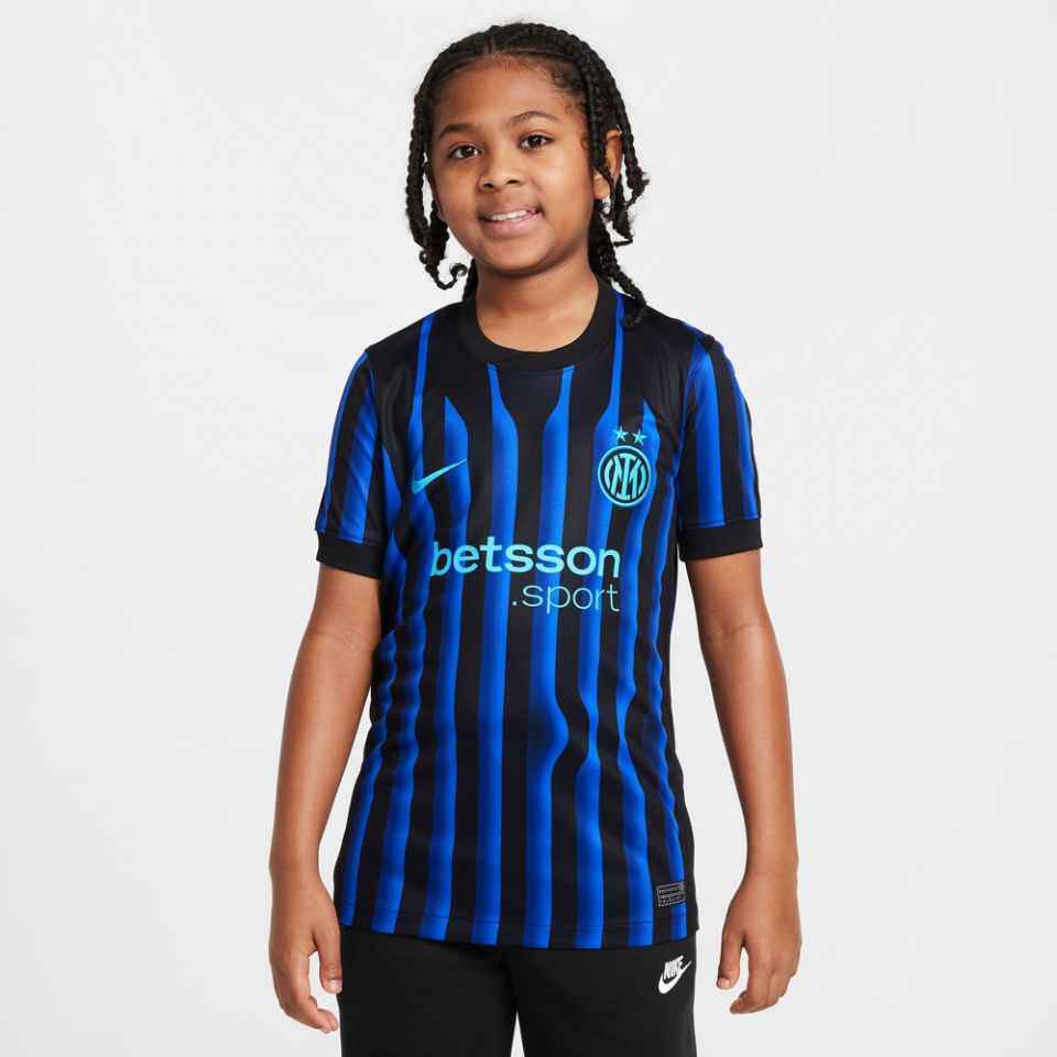 Nike Inter Milan CF 2025/26 Youth Stadium Home Jersey